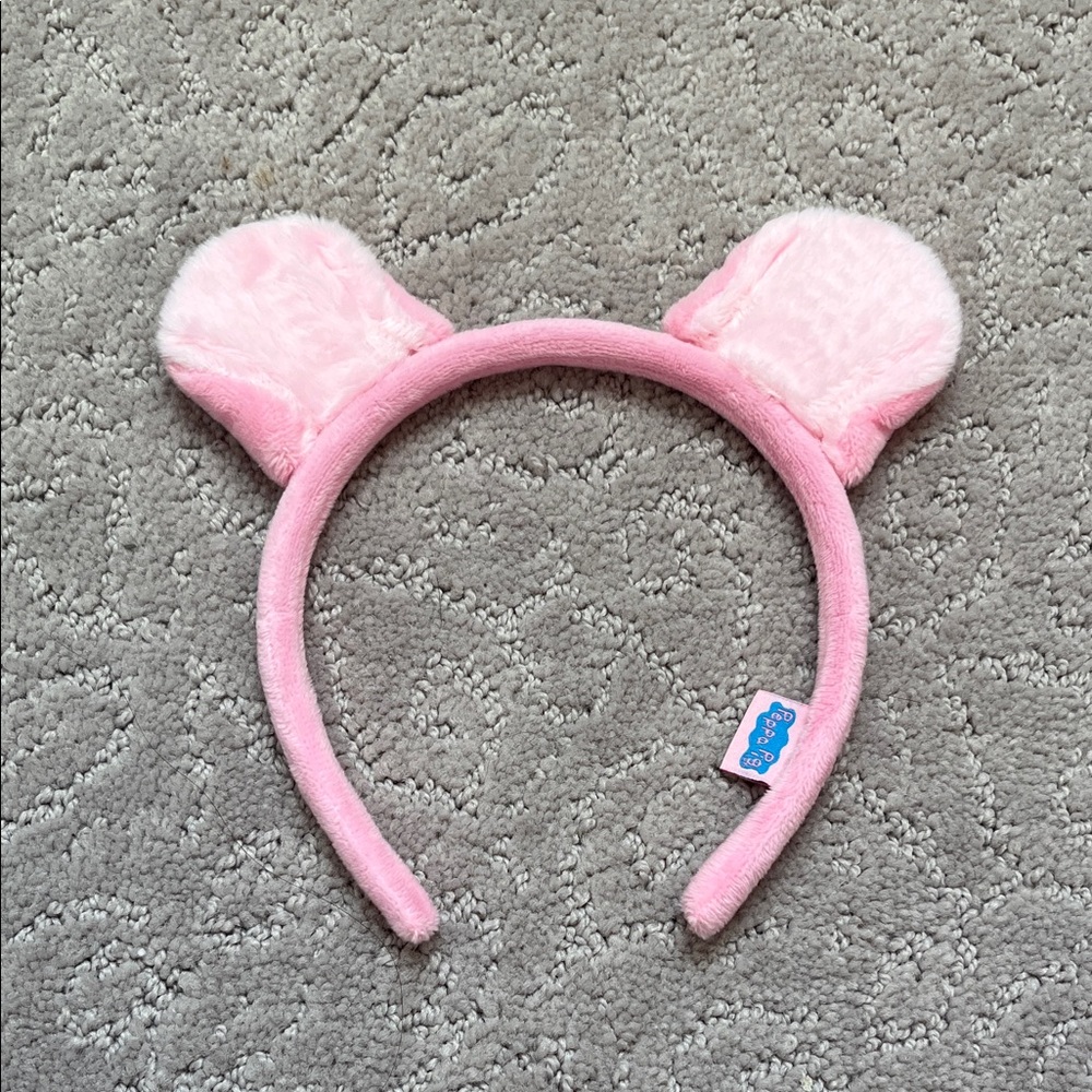 Cute Pink Peppa Pig Ear Headband